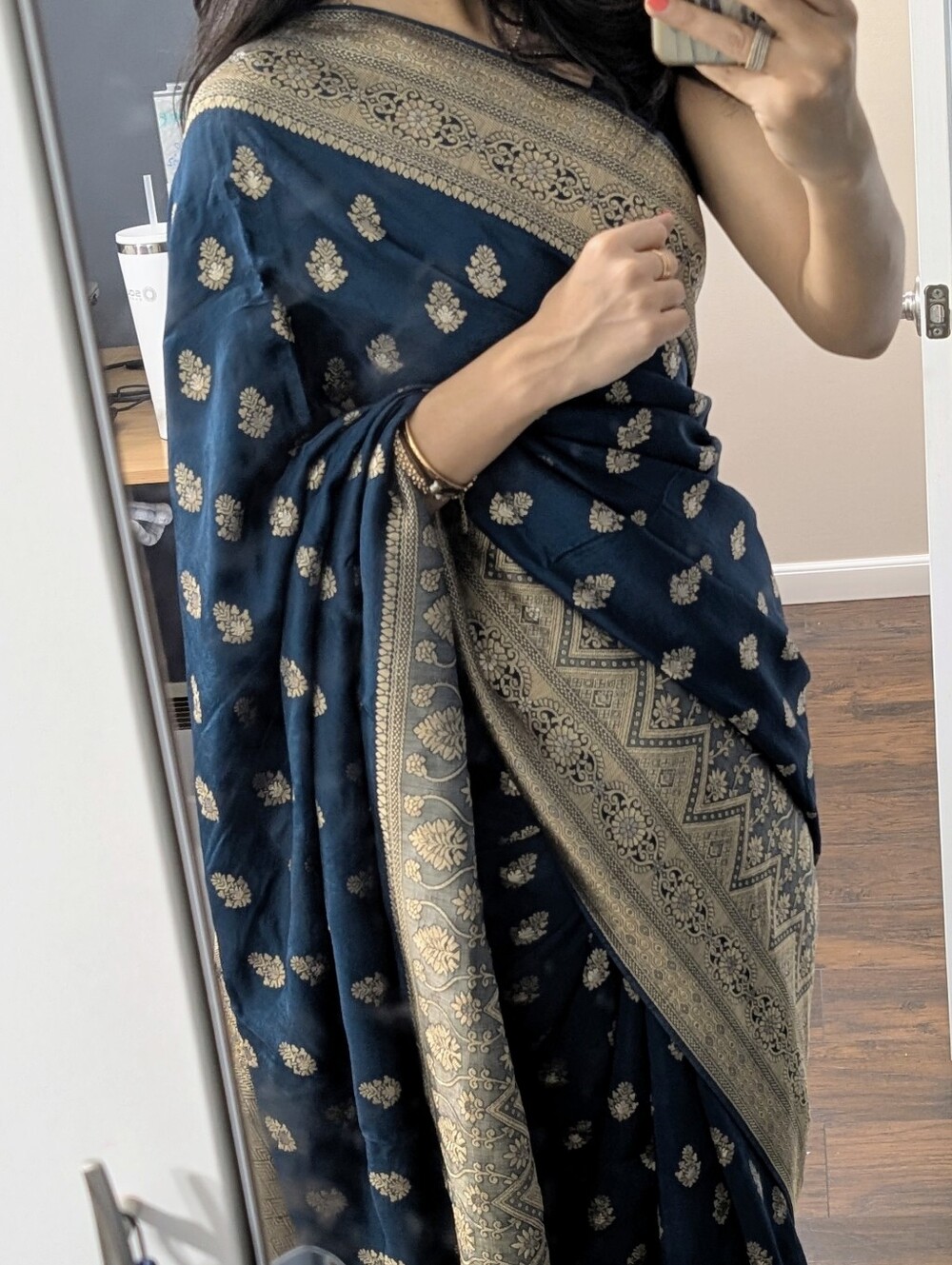 Blue Silk Saree